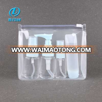 Promotion wholesale best travel cosmetic bag zipper clear PVC bag