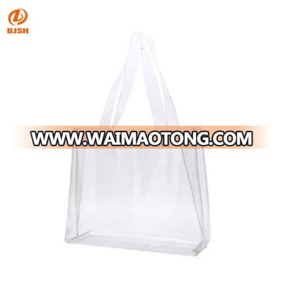 Wholesale eco friendly teen fashion clear PVC handbag