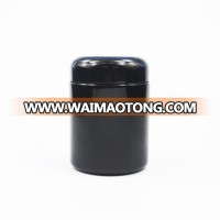 Top-grade dark purple Cream glass jar with arc plastic lid cosmetics glass container violet glass jar