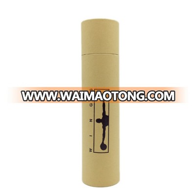 Custom round paper packaging for cosmetic tube cardboard eco packaging kraft paper tube