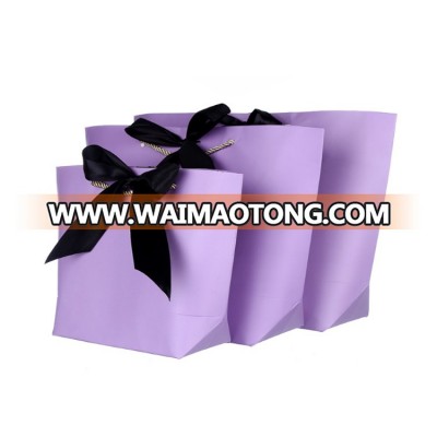 Paper Bag flat Wedding Party Favor Candy Gift Bags Food Packaging purple Treat Craft Paper Popcorn Bags Food Safe chevron