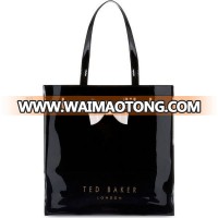 glossy pvc printed shopping bags, pvc tote bag, mirror pvc bag